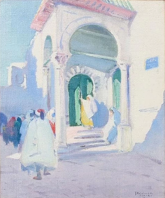 Scena di strada di Tunisi